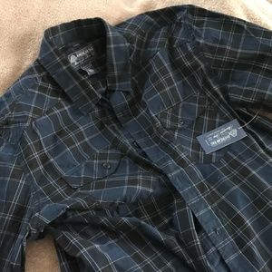 American Rag Plaid Men's Button Up Shirt
